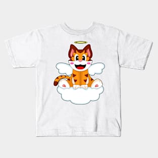 Tiger Angel Angel wings Kids T-Shirt